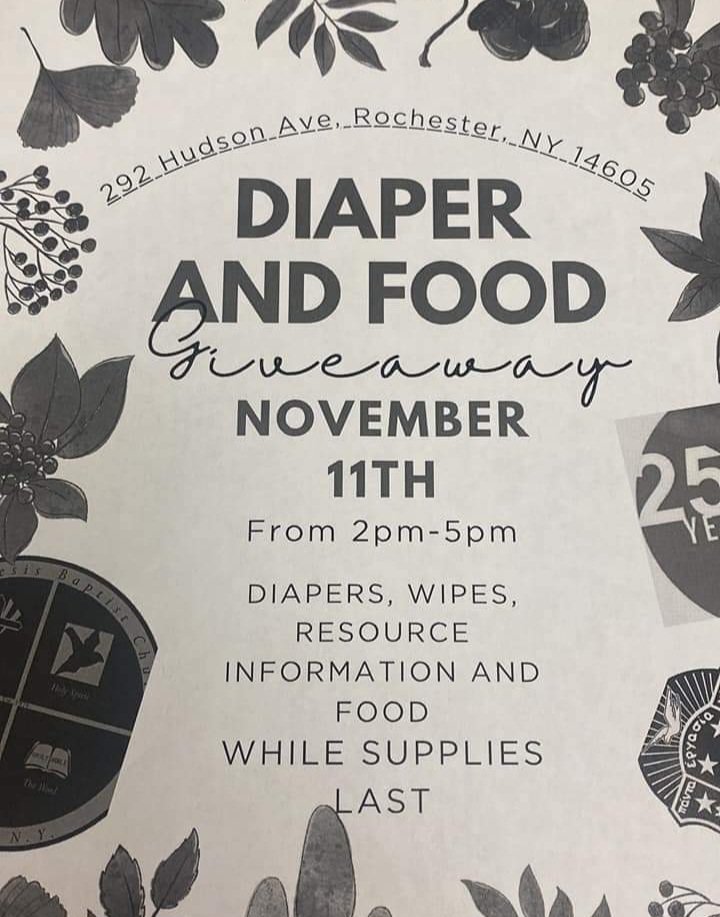 QianaPerry79's tweet image. Spreading the Word....
Free Diapers and Food 
Saturday, November 11th, 2023
First Genesis Baptist Church 
292 Hudson Avenue 
#TisTheSeason #TeamCommunity #BetterTogether