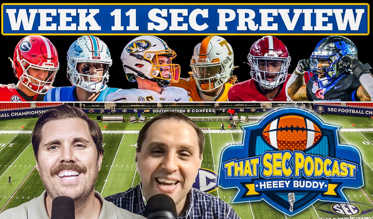 New show with @AthlonSteven! 🏈Latest on Jayden Daniels, Devin Leary & Max Johnson 🏈Week 11 Previews & Early Predictions 🏈SEC Bowl Projections 🏈Sam Pittman: Justice Served at Florida Listen, Review & Subscribe⤵️ podcasts.apple.com/us/podcast/tha… Spotify⤵️ open.spotify.com/show/1KP7irKVr…