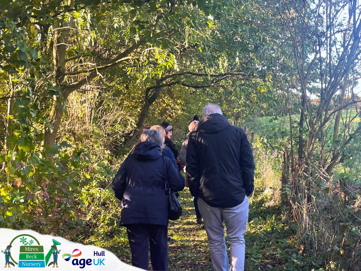 We're thrilled to be working in partnership with @AgeUKHull bringing two local charities together in nature. The Mires Beck Seniors group meetings have been a great success and we hope they continue to grow 🍂 #nature #ageuk #charity #community @age_uk