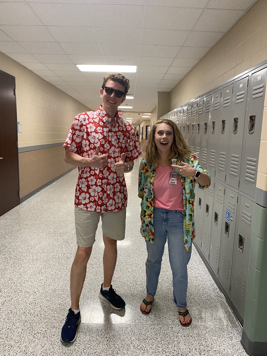 Getting into the Tiger Spirit! <a href="/Lead_w_Russell/">Mrs. Russell</a> <a href="/THS_Tigers/">Travis High School</a>