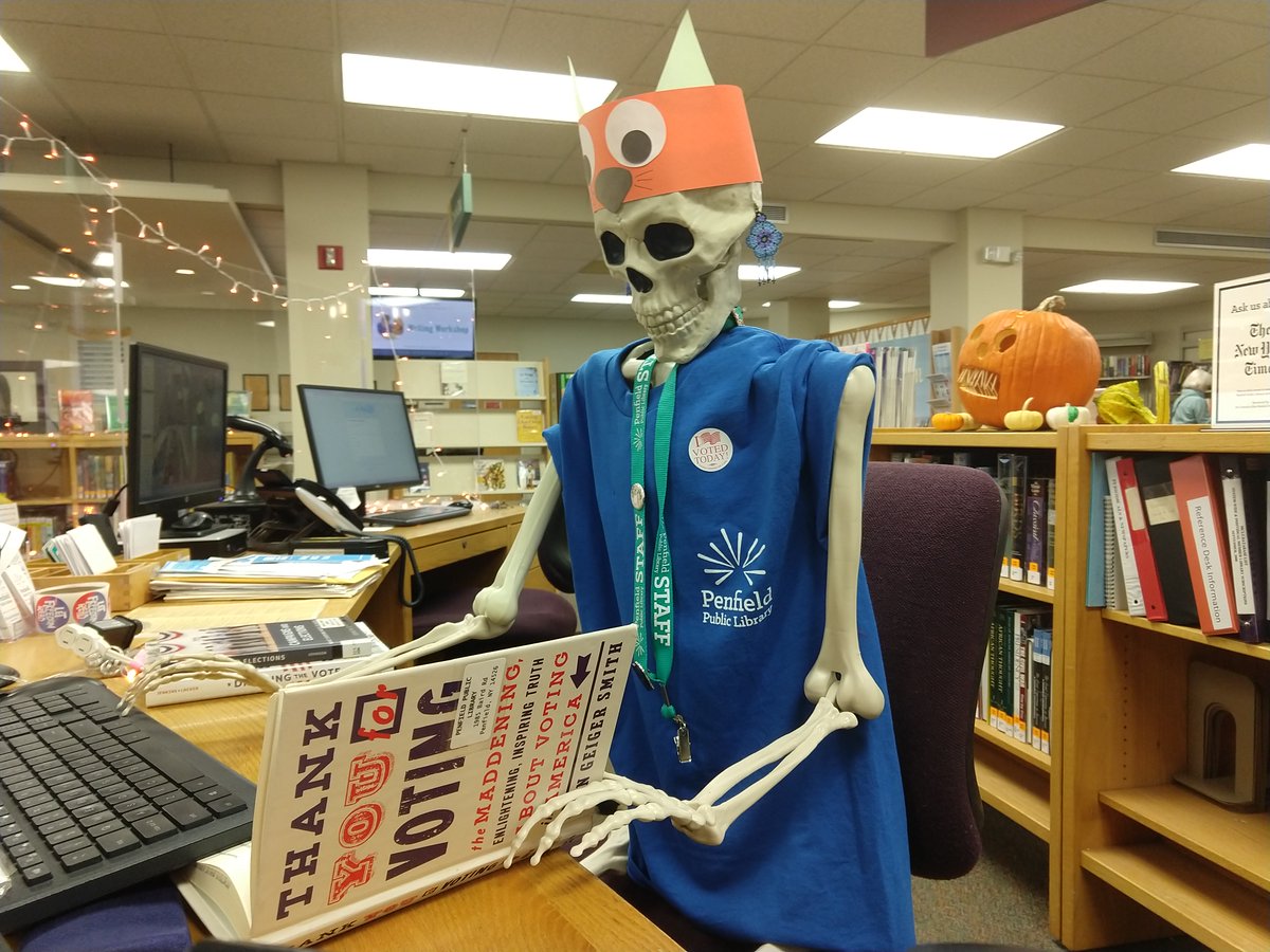 Penfield Library (@penfieldlibrary) on Twitter photo Today's election day and Lucy's currently reading "Thank You for Voting" by Erin Geiger Smith.😉
To find your polling place, visit the Board of Elections page of your county's website:
Monroe: monroecounty.gov/elections
Wayne: web.co.wayne.ny.us/277/Elections
Ontario: ontariocountyny.gov/107/Board-of-E… Today's election day and Lucy's currently reading "Thank You for Voting" by Erin Geiger Smith.😉
To find your polling place, visit the Board of Elections page of your county's website:
Monroe: monroecounty.gov/elections
Wayne: web.co.wayne.ny.us/277/Elections
Ontario: ontariocountyny.gov/107/Board-of-E…