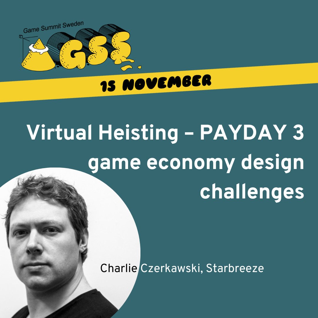 We are excited to listen to Charlie Czerkawski from @StarbreezeAB at Game Summit Sweden next week! Check it: dataspelsbranschen.confetti.events/game-summit-sw…