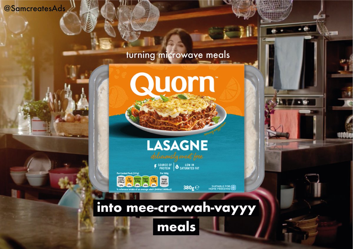 Quorn (officially partnered with Nigella) <a href="/OneMinuteBriefs/">One Minute Briefs ⏱️</a> Create posters to advertise #MicrowaveMeals 🍽
