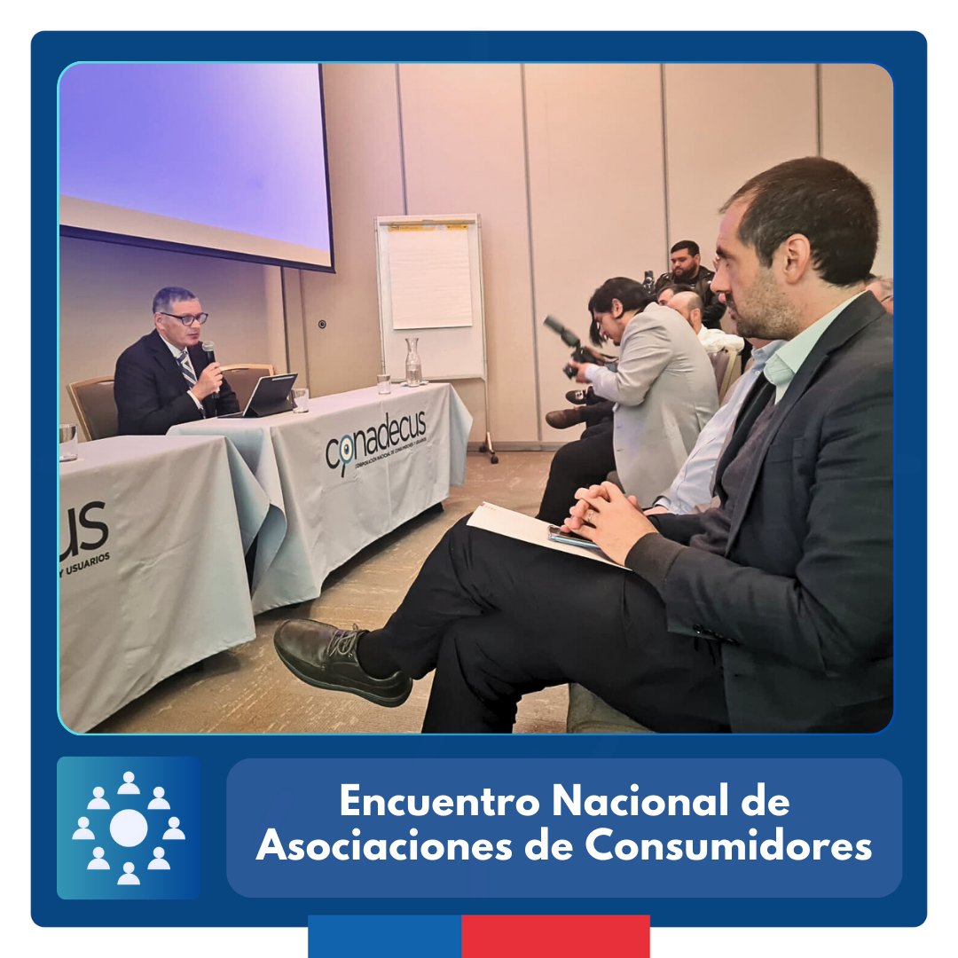 SERNAC's tweet photo. 🙋‍♀️🙋 Nos encontramos en el Encuentro de Asociaciones de Consumidores organizado por la @conadecus   con la asistencia de autoridades gubernamentales.

#conadecus #SernacInforma #meconomia #derechosdelconsumidor https://t.co/fY38dJ0RuJ