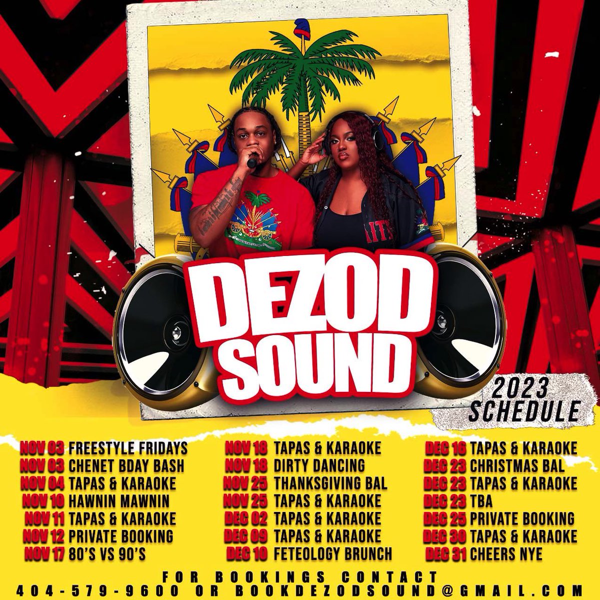 <a href="/dezodsound/">DezodSound</a> upcoming dates ! Come party with us ! 🇭🇹
