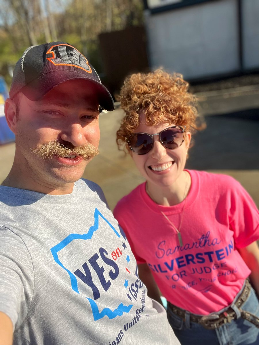 It’s a beautiful day to vote for reproductive freedom in Ohio! #YesOnOhio1