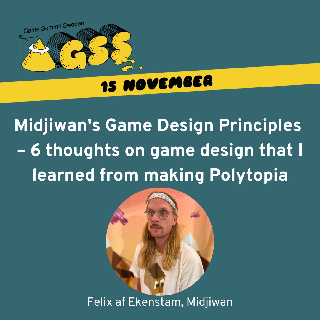 Don't miss this talk with @Midjiwan founder Felix af Ekenstam at Game Summit Sweden next week! Check it: dataspelsbranschen.confetti.events/game-summit-sw…