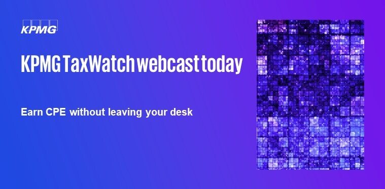 KPMGUS_Tax's tweet image. What are some significant #TaxOperations disruptors and how can Tax Managed Services offer a solution to these #TaxChallenges? Learn more during the #TaxWatch webcast today at 2 PM ET. Participants can earn CPE credit: #KPMGTax
ow.ly/j9a450Q2z8i