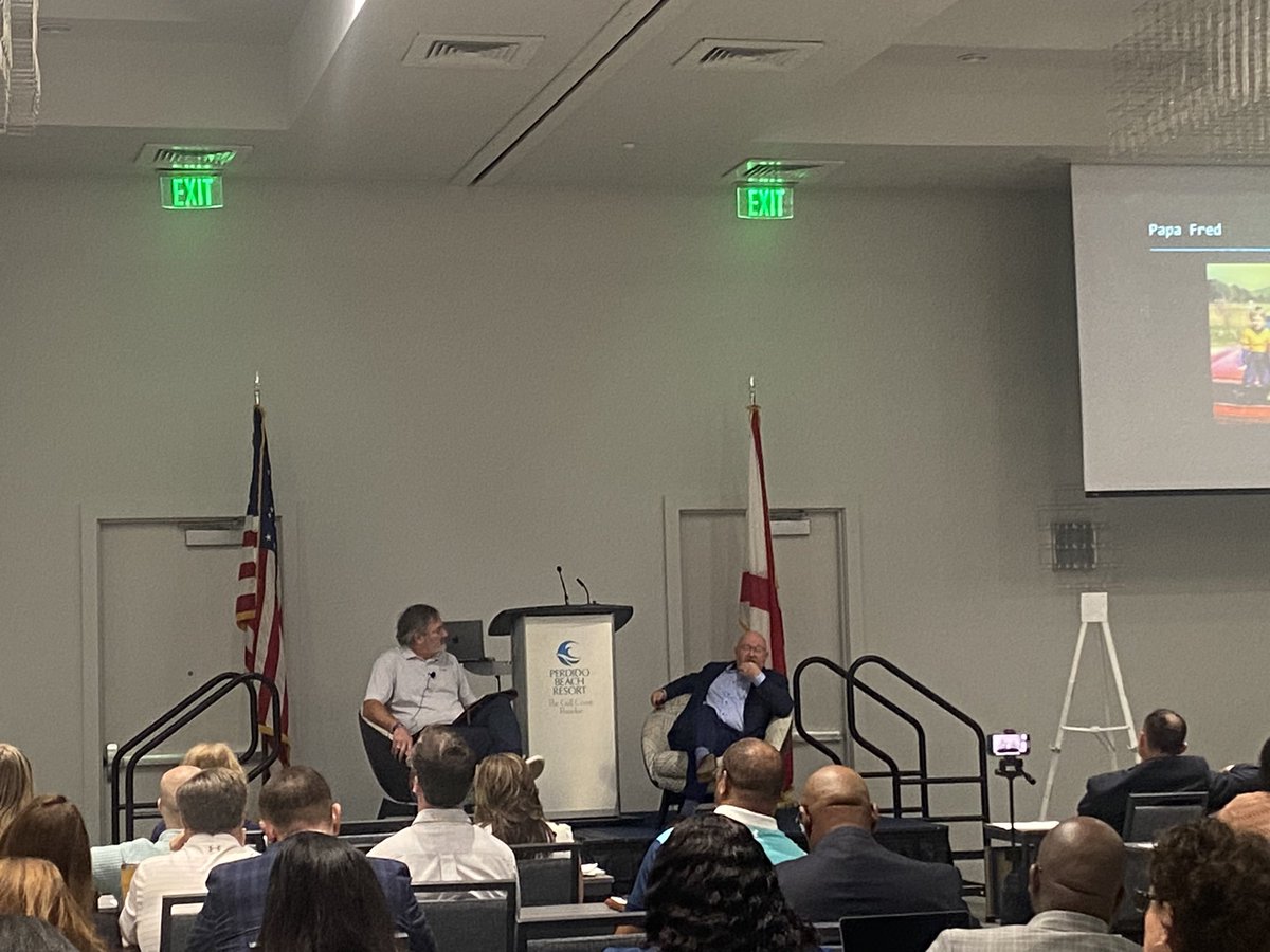 DrKLDonaldson's tweet photo. Enjoyed listening to Mr. Bill Hopkins tell his life story that related to How connecting makes a difference for people. What’s your why? https://t.co/DGKduAk8gY