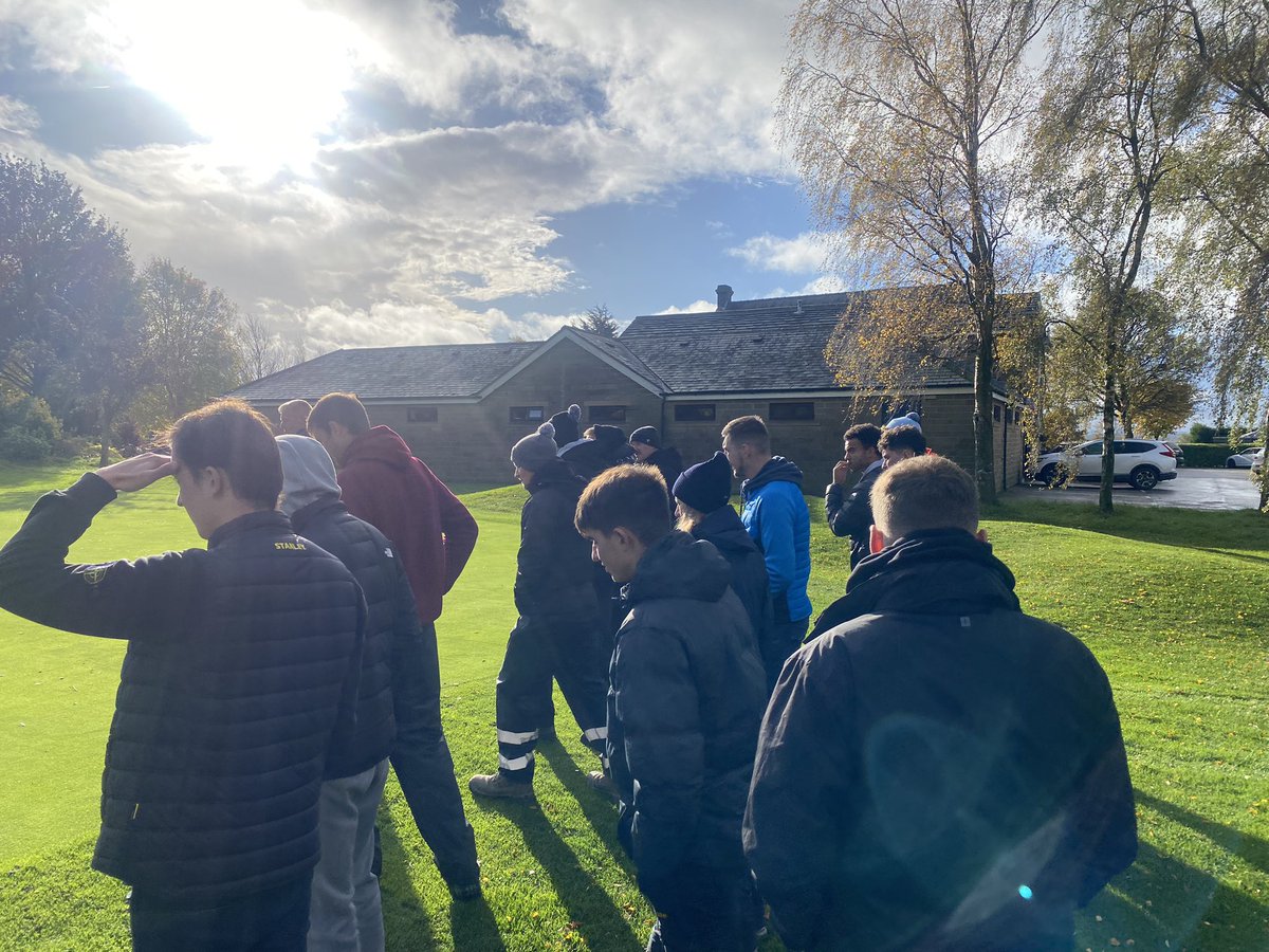 Massive thanks to Kevin @Howleygcgreens and Rob from consolidate for the educational and influential course walk today for the Level 2 Greenkeeping & Sportsturf apprentices.