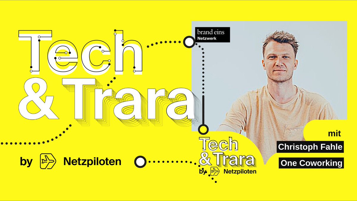 Tech und Trara (@techundtrara) on Twitter photo Habt ihr schon mal Co-Working genutzt? Geteilte Arbeitsplätze sind eine echte Alternative zu bspw. Home Office.
<a href="/christophfahle/">Christoph</a>, Gründer von <a href="/onecoworking/">One Coworking</a> und <a href="/betahaus/">betahaus | Berlin</a>, hat mit uns über die Entwicklung der Branche nach Corona gesprochen.
Viel Vergnügen!
techundtrara.podigee.io/148 Habt ihr schon mal Co-Working genutzt? Geteilte Arbeitsplätze sind eine echte Alternative zu bspw. Home Office.
<a href="/christophfahle/">Christoph</a>, Gründer von <a href="/onecoworking/">One Coworking</a> und <a href="/betahaus/">betahaus | Berlin</a>, hat mit uns über die Entwicklung der Branche nach Corona gesprochen.
Viel Vergnügen!
techundtrara.podigee.io/148
