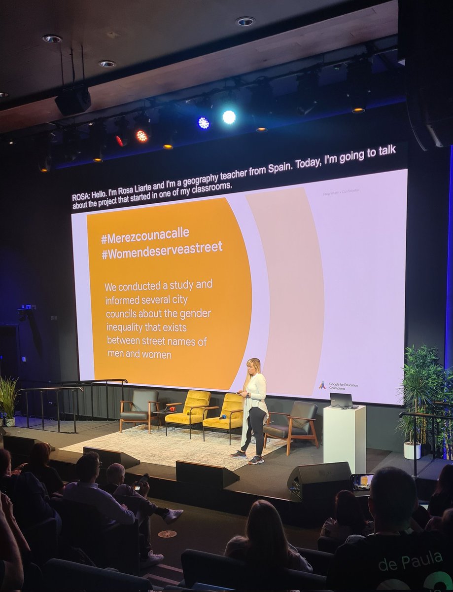 Proyectos que transforman la sociedad como el de #merezcounacalle de <a href="/rosaliarte/">Rosa Liarte Alcaine</a> son muy importantes! Gracias por tu inspiración en #GoogleChampions #passióxeducar <a href="/EscolesFEDAC/">Escoles FEDAC</a>