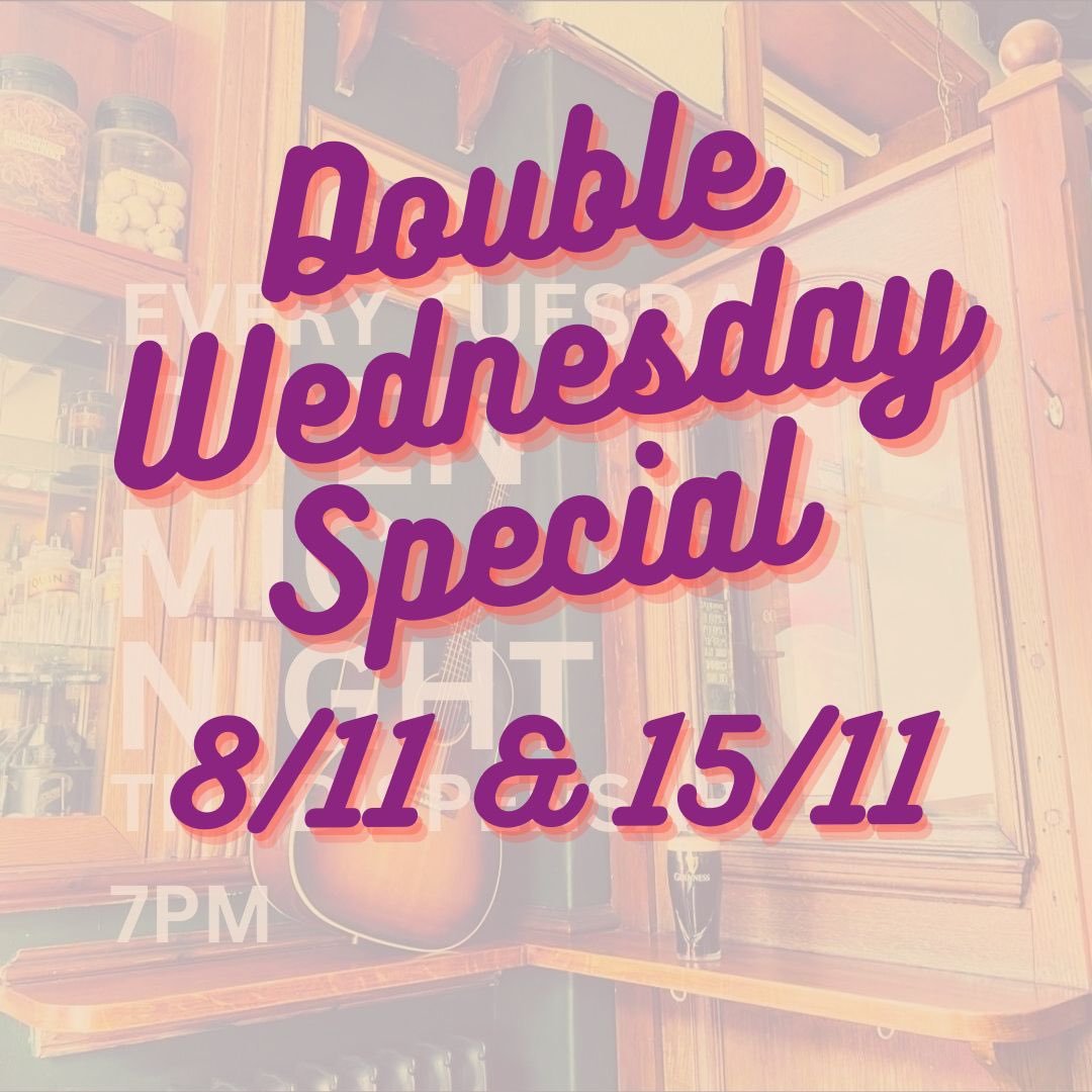 No Open Mic Tonight 😎
This week and next week our beloved open mic will be on Wednesday nights.
See you then x