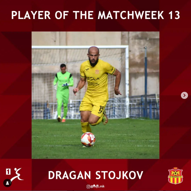 StlSoccerTrackr's tweet photo. Former @SaintLouisFC player @draganstojkov named Player of the Matchday of the Macedonian First League 🇲🇰! #OneOfUsAlways 

📷: Macedonian Football League on IG https://t.co/w2ri5N6fEc
