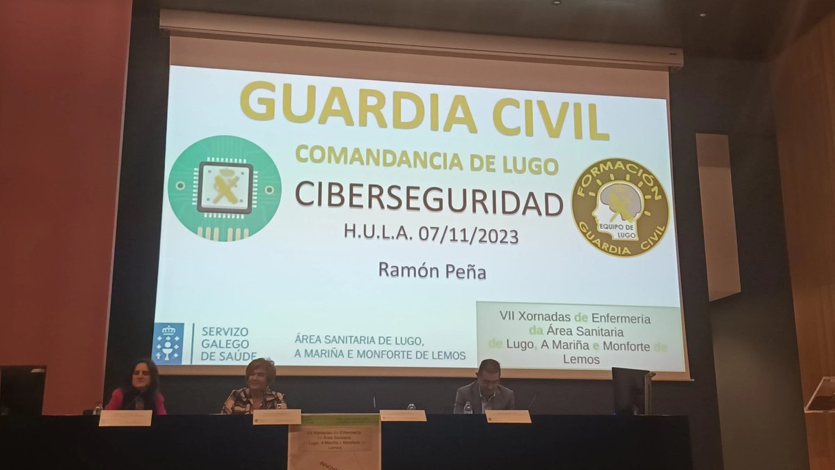 genrsan's tweet image. 📢Animadísima   MESA 2 
#VIIXornadasdeEnfermería  #ASLAMM
 Falouse de #IANUS
 ✅️#Historiaelectrónica 
  #BenignoRosonCalvo
 ✅️#Ciberseguridade por @ColeGC
 ✅️#imaxe #enfermeria nos #Mediosdecomunicación  @HildegartGlez  👏
@chusptaboada @Juankoko77 @angeles_dono @ana_murado