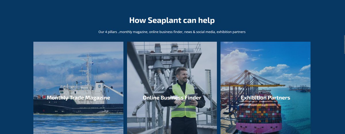 Seaplant Exchange International we love to support out clients head over to seaplant.com for all your commercial on and offshore equipment and Services.