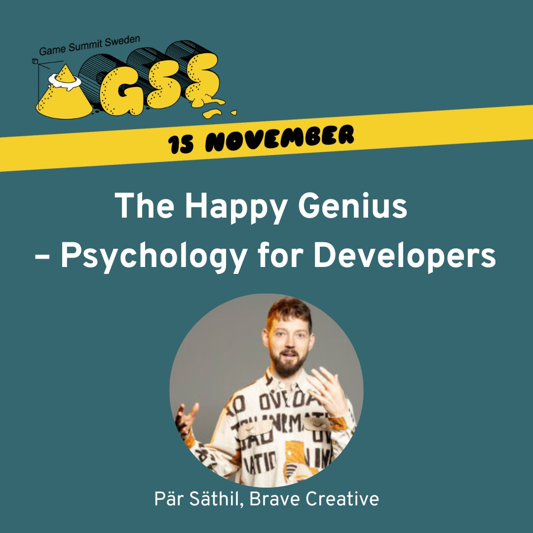 Looking forward to learning from Pär Säthil from Brave Creative at Game Summit Sweden! Check it: dataspelsbranschen.confetti.events/game-summit-sw…