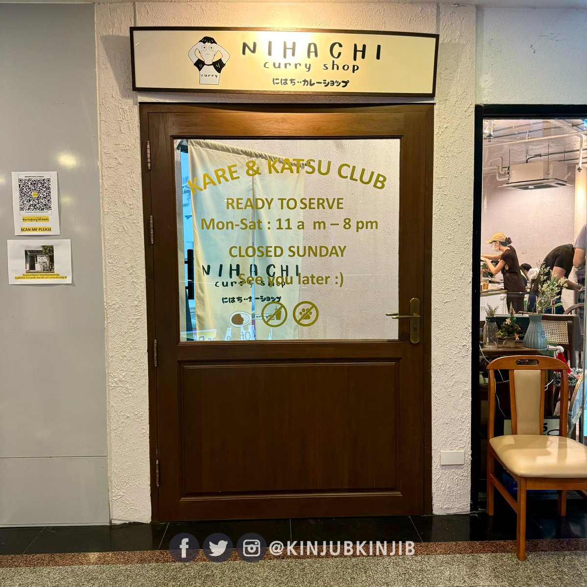 kinjubkinjib's tweet photo. 🍛ในที่สุดก็เจอข้าวแกงกะหรี่ญี่ปุ่นสไตล์โฮมเมดอร่อยๆในอารีย์เพิ่มอีกร้านแล้ว กับ  Nihachi อยู่ในชั้น 2 ของตึกพหลโยธินเพลส ร้านสวยบรรยากาศดี ตกแต่งสไตล์คาเฟ่ญี่ปุ่นน่ารักๆ
.
👍เมนูแนะนำต้องยกให้ข้าวแกงหรี่เลย ของที่นี้จะเป็นสูตรนากาโน ที่ทำมาจากเบสผัก 100% กลิ่นคือหอมยั่วยวนมาก รสชาติเข้มข้��กลมกล่อมอร่อยมากๆ
@aroii #อร่อยบอกต่อ