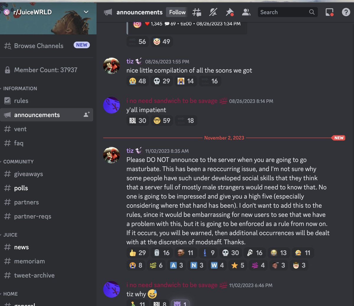 Pubescent Discord probs 😂 <a href="/JuiceWorlddd/">.</a> <a href="/JuiceWRLDpool/">Juice WRLD - News</a>