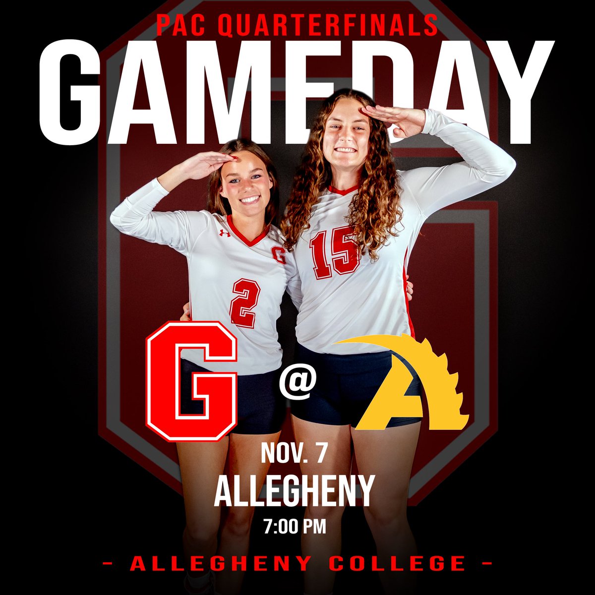 It’s a special PLAYOFFS GAMEDAY today! We head to Allegheny for a PAC quarterfinal matchup tonight! We would love to see you there!
#1percentmore #wolverinestogether #ayeayehcaptain