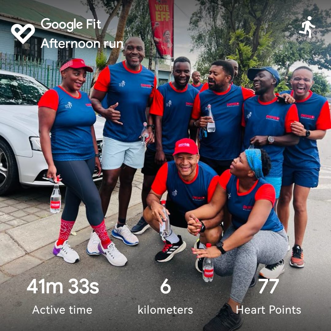 #SowetoMarathon2023 Recovery run #RWSAC @RunningWithTum1 #budgetins #BudgetInsurancexRunningWithSoleAC @flysaa @SouthernSunGrp @Aqua_Air_Africa @dkms_africa