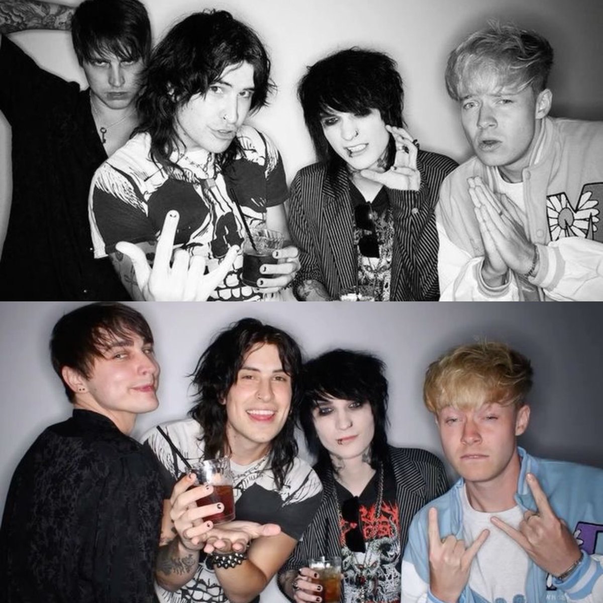 These two pictures are so iconic, remember when everyone was freaking out 💀