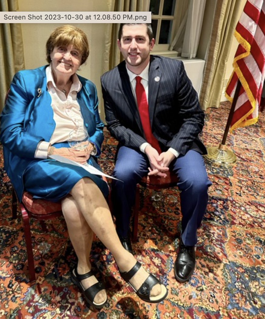 conserv_caucus's tweet image. TCC’s Tyler Yzaguirre met with Baroness Caroline Cox last night and discussed the importance of preserving #conservativevalues in the United States. Baroness Cox served in England’s House of Lords from 1985-2005.