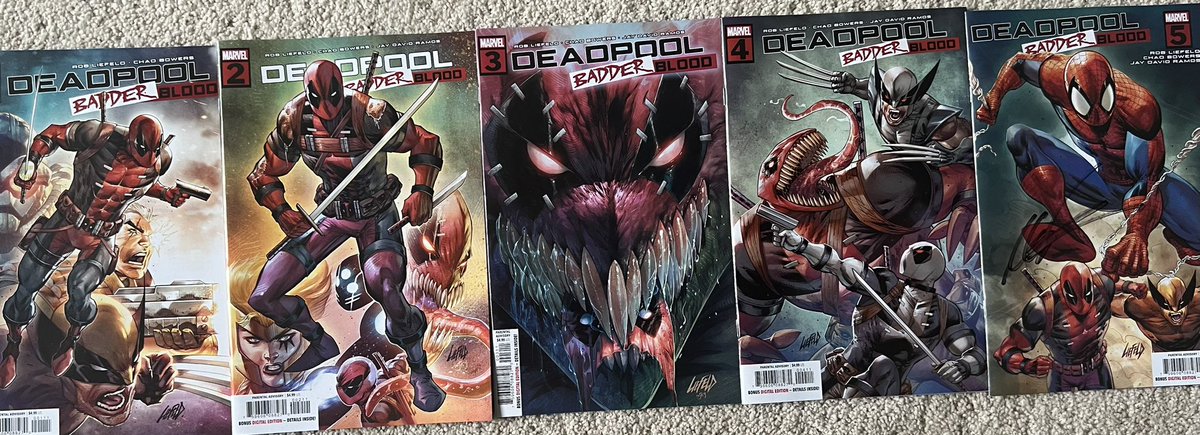 I continue to promote Deadpool:Badder Blood because I’m so pleased with the final product!! Won’t be collected until later 2024! Love for you to check it out!