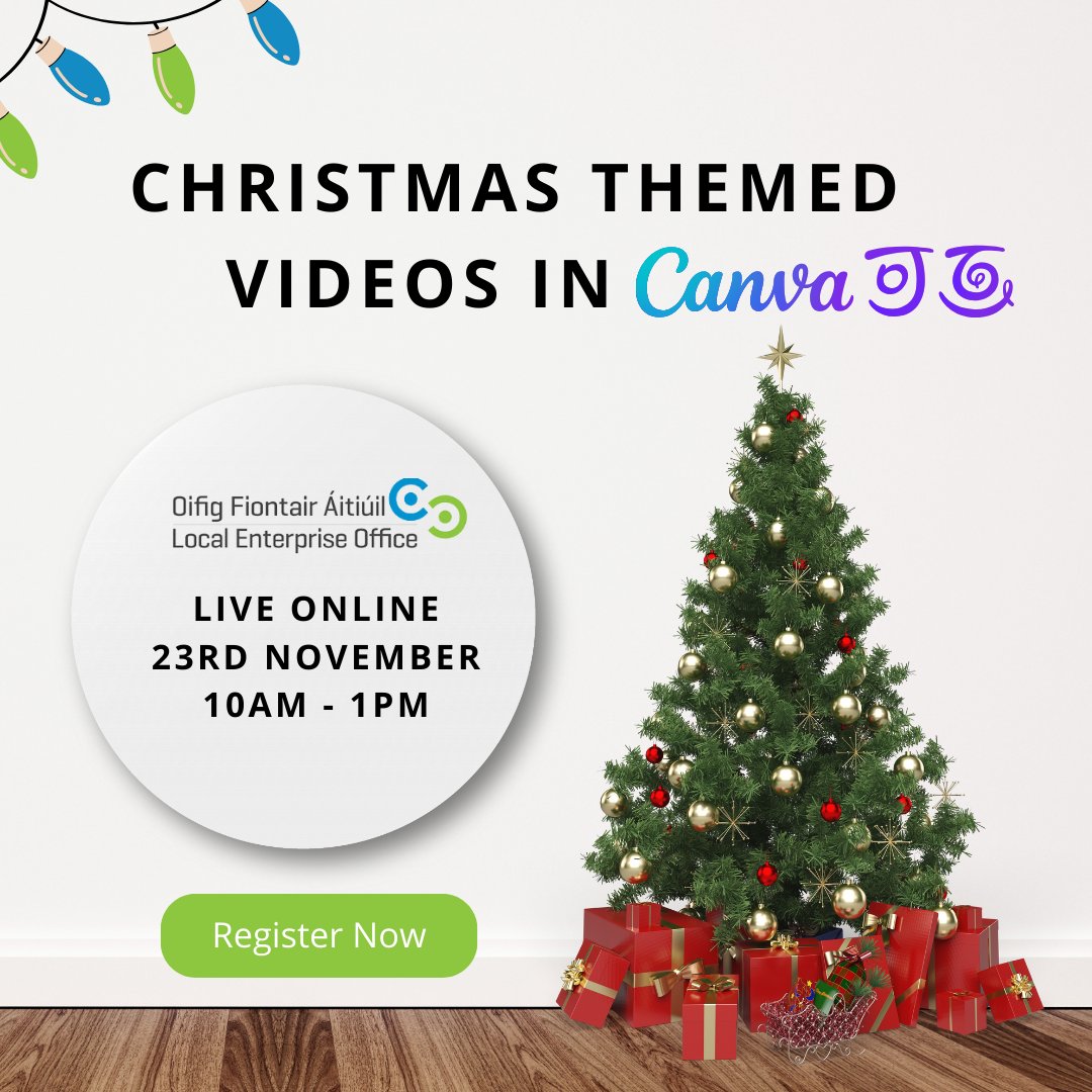 Learn how to create the perfect Christmas video content that will have your audience hooked and generate more sales. 🎅🌲 Secure your spot and make this holiday season a blockbuster success for your business. ⛄ Register Here: bit.ly/3QmBxUL #LEOMayo #MakingItHappen