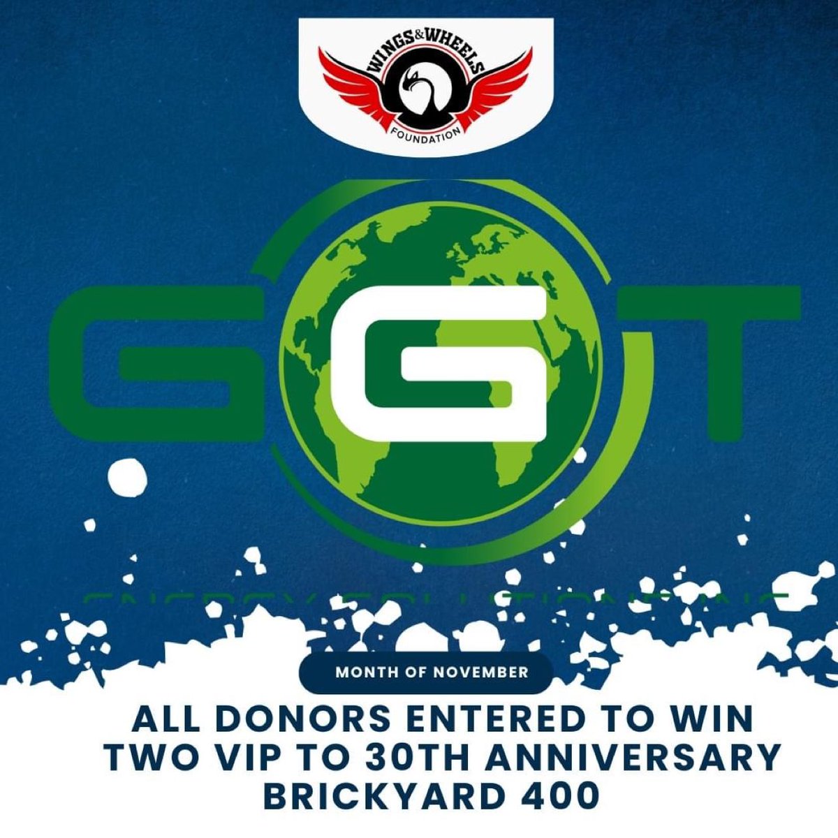 Your 501(c)3 contribution helps support development and underfunded drivers who have an amazing future ahead of them and helps support outreach that brings the racing community to underprivileged kids that are looking for a pathway into the industry! wingsandwheelsfoundation.com