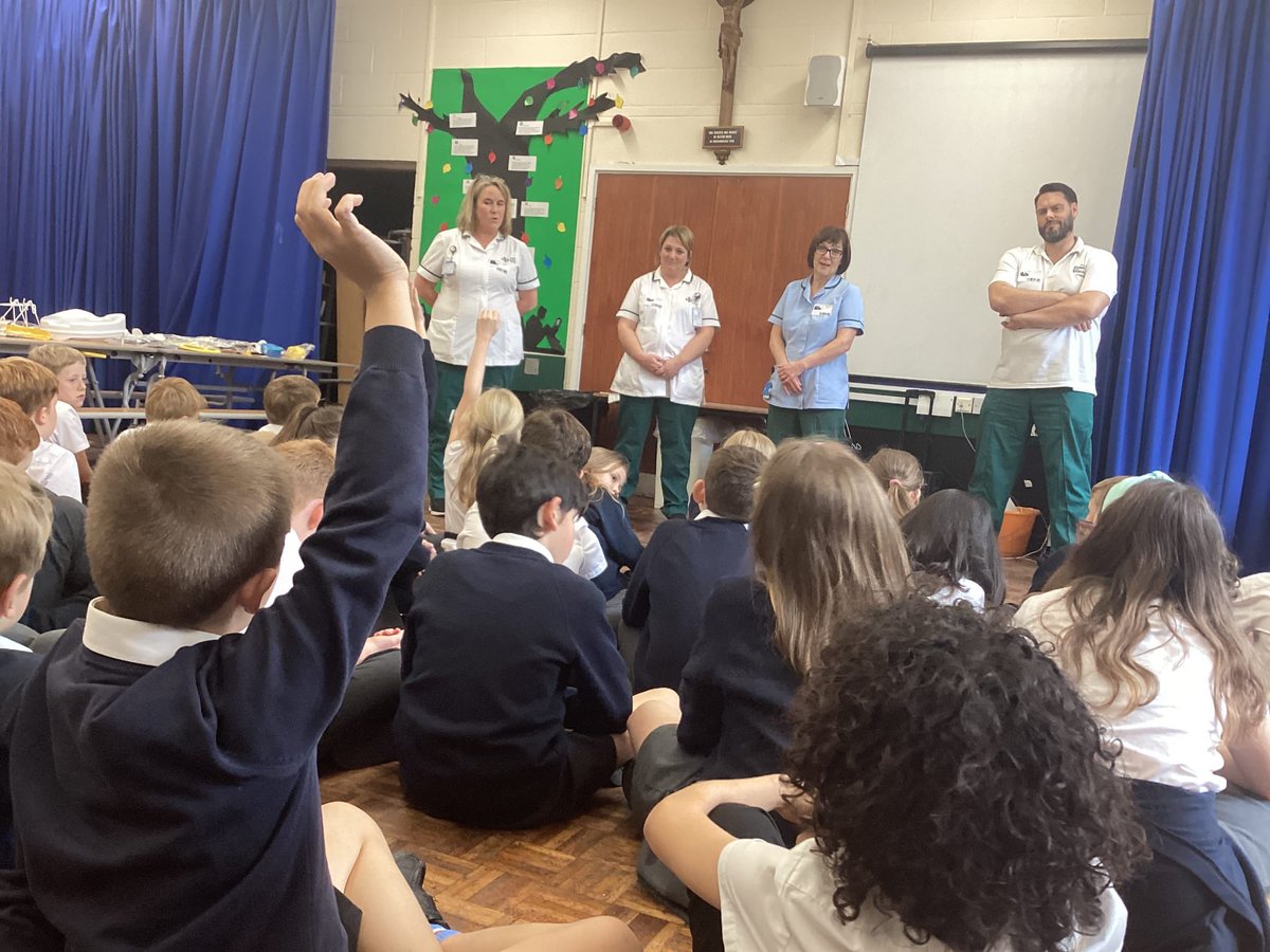 Staff at Mold and Deeside hospitals visited Hawarden Village Church School to talk all things OT. We held a poster competition and managed to select 3 winners from all the fabulous entries!! What a great day! #OTweek23 <a href="/BCUHBBest/">BCUHB Best</a> <a href="/theRCOT/">Royal College of Occupational Therapists</a>   <a href="/CommHospUK/">CommHospsUK</a> <a href="/HawardenVillage/">Hawarden Village</a>