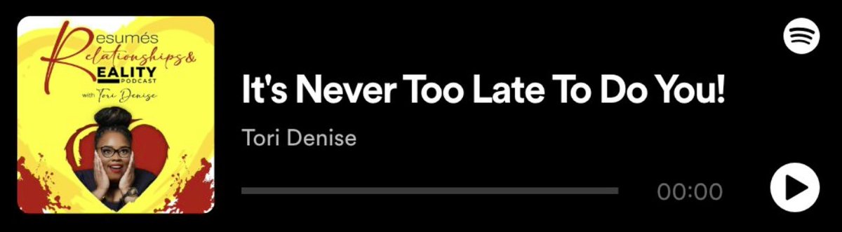 Episode 4 has dropped!! 🎙 

I am taking you on a quest to remind you that it is never too late to do you. 

Go tap into your passion and get that dream career you desire!!! 💻 

#linkinbio to listen!! 

#dreamjob #nevertoolate #passionandpurpose