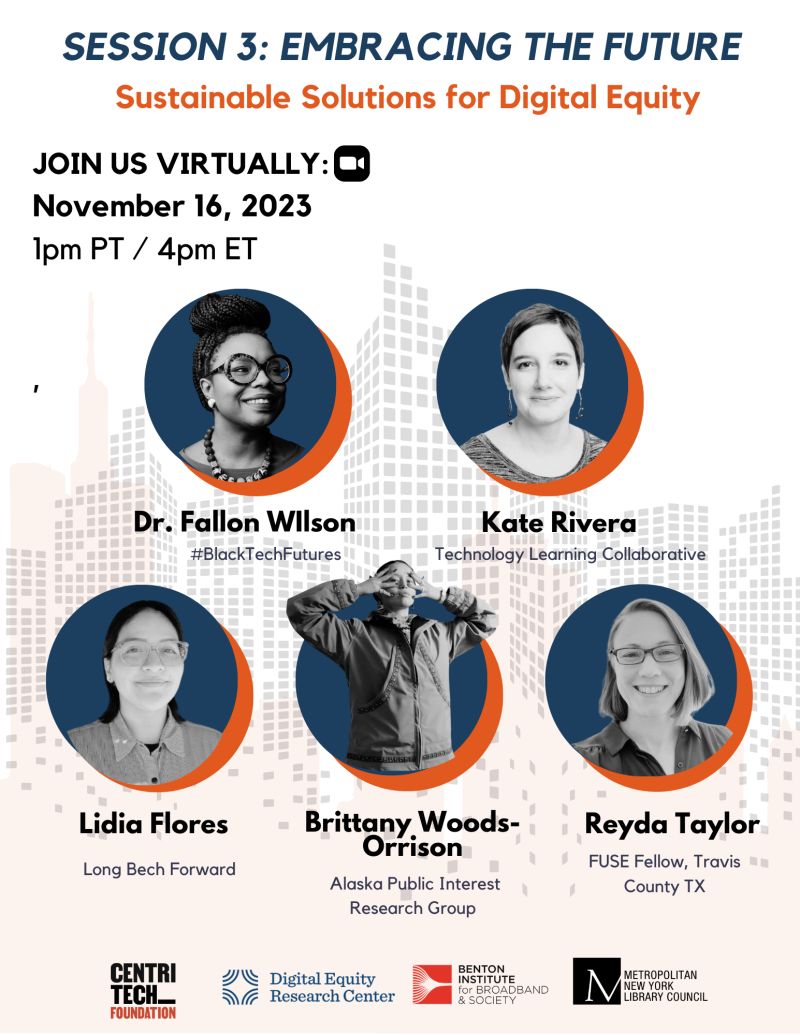 HAPPENING NEXT WEEK: MMTC Vice President <a href="/SistahWilson/">Fallon Wilson, PhD</a> will give a keynote address at the @mnylc's #DigitalEquity Research Center’s virtual event, “Built to Last: Leveraging Federal Investments for Digital Equity,” on November 16th at 4:00 PM ET. metro.org/BuiltToLast