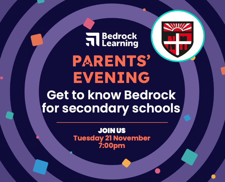 NorburyHigh's tweet photo. Bedrock Learning are holding an online Parents’ Information Evening for parents/carers of our year 7 & 8 students on Tuesday 21st November at 19.00*.
Can’t make the live session? Register anyway to receive a recording: https://t.co/pzqfMCUHZ3
#BedrockLearning @Bedr0ckLearning https://t.co/CIuOYDq9Kc