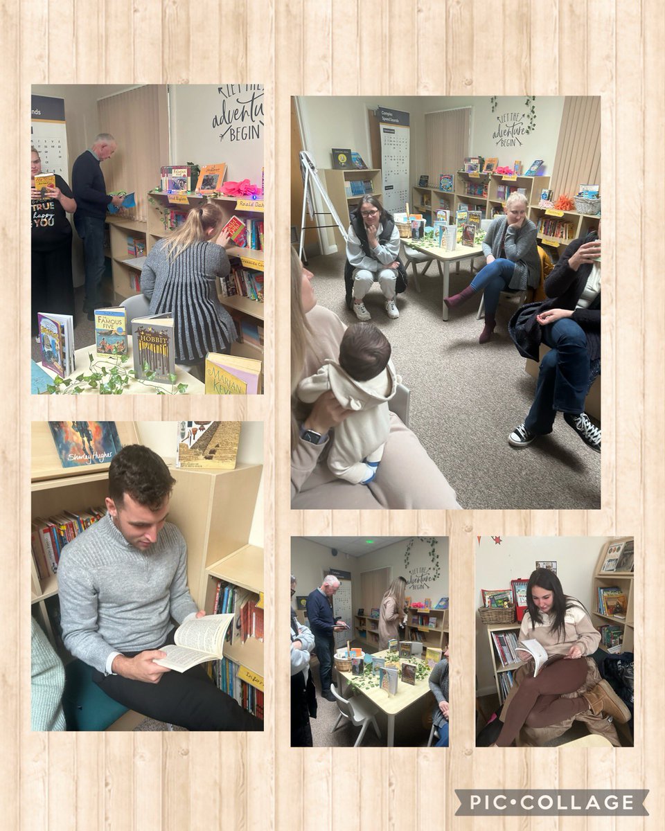 TheTrinityL5's tweet photo. We had a lovely afternoon at our first โBook Clubโ for our parents and carers. We shared our experiences of reading and our reading lead has set everyone a challenge to complete by our next meeting. @StJosephCMAT #Trinityreading ๐ ๐ https://t.co/MrMWew1q5t