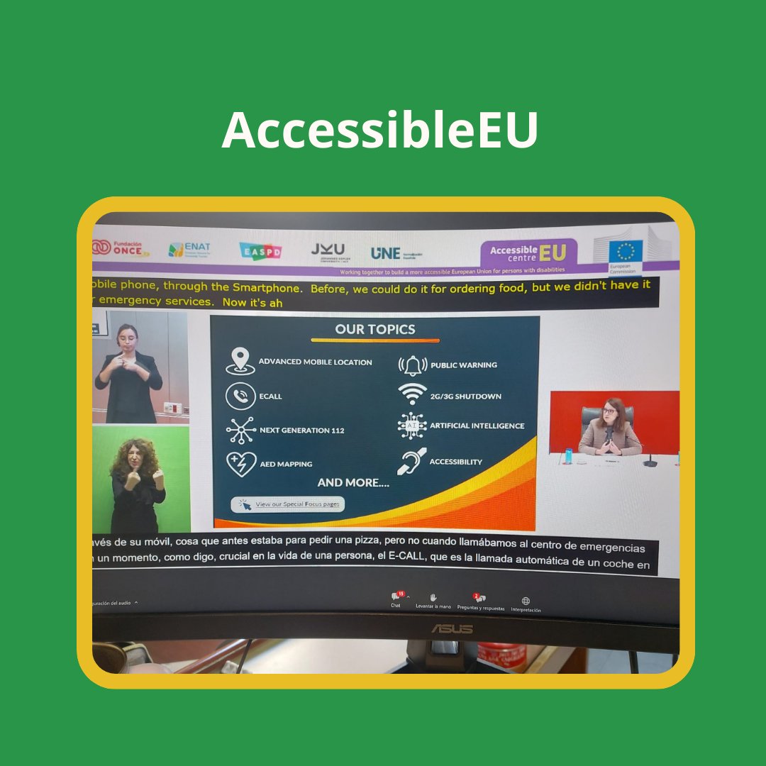 🔵 #UCOInclusiva 
Esta mañana hemos asistido de forma virtual a  #AccessibleEU 
🤝 Conectando sectores, promoviendo diálogos y fomentando innovación. Hacia una #UEinclusiva #RedDeAccesibilidad #InnovaciónAccesible