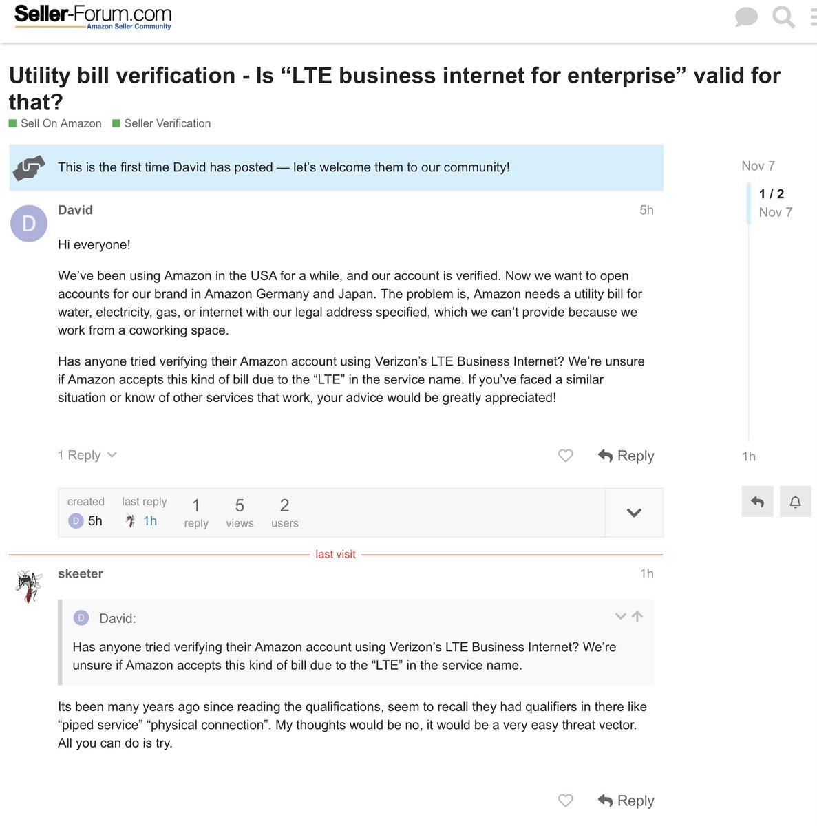 SellerForum tweet media