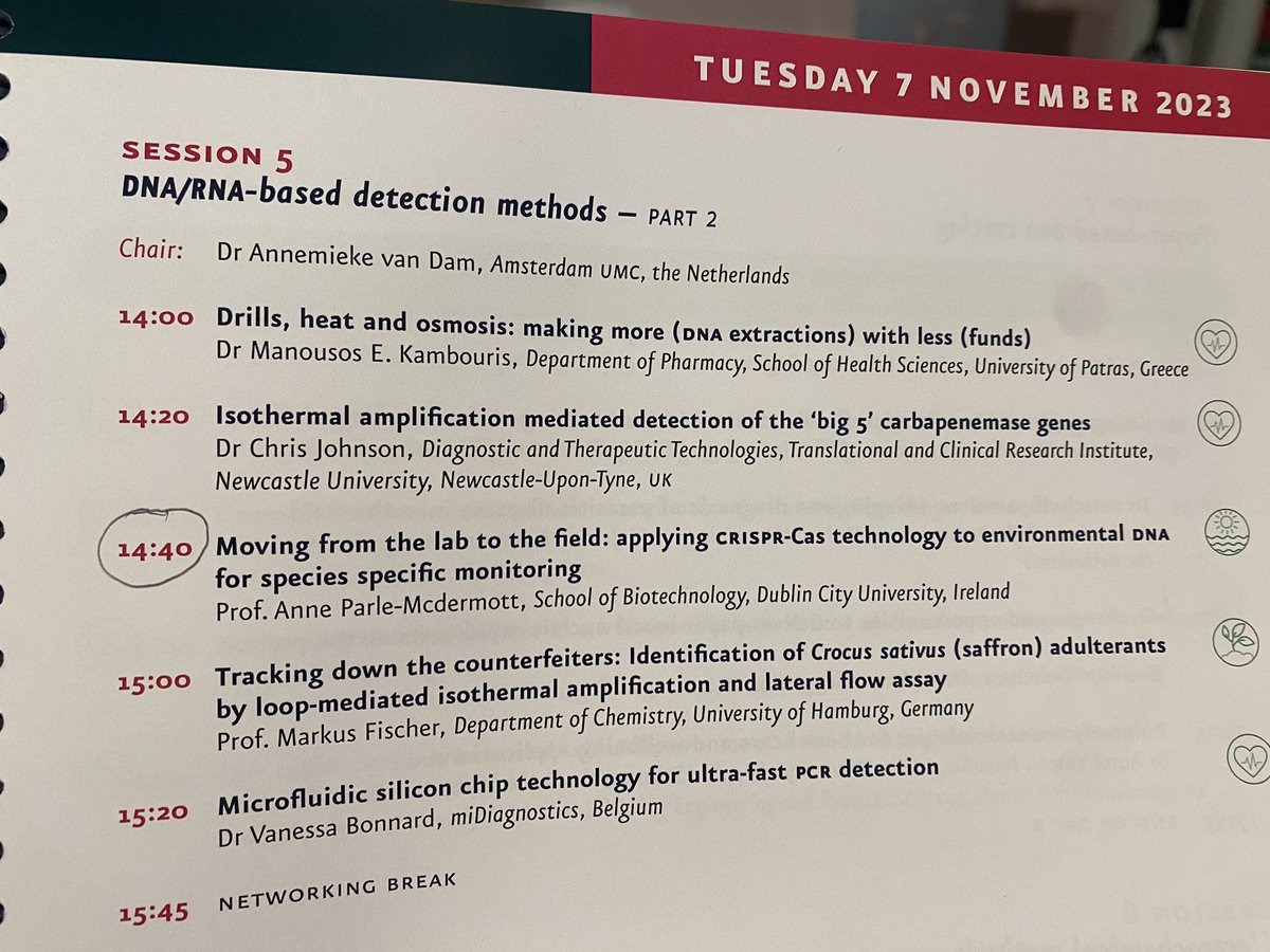 Delighted to present my lab’s work at Rapid Methods Europe 2023 in Amsterdam!😁 @DcuBiotech @DCUWater @DCU_Research @DCUFSH @APMCDLab #RME2023