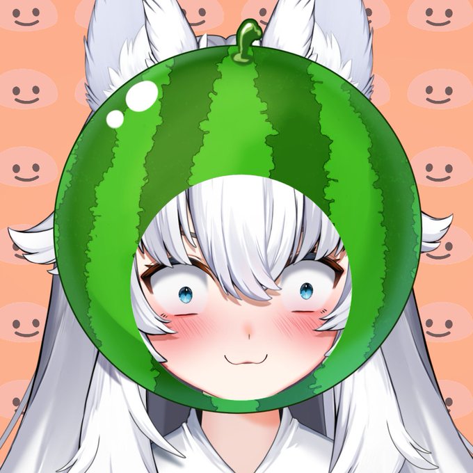 「animal ears watermelon」 illustration images(Latest)