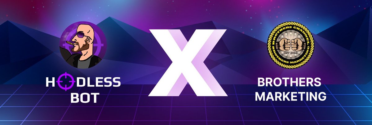 🚨Hodless Bot Long Term Partners with Brothers Marketing 🚨

We are really excited to finally share the news of our strategic partnership with Brothers Marketing, a collaboration that promises to amplify the already significant potential of $HBOT and Hodless to exorbitant levels.