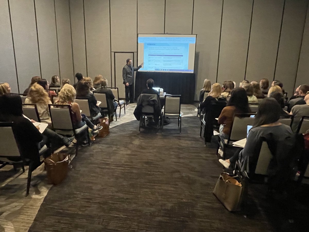 So many school librarians at #LI_SLS preparing for the nysed.gov/curriculum-ins…