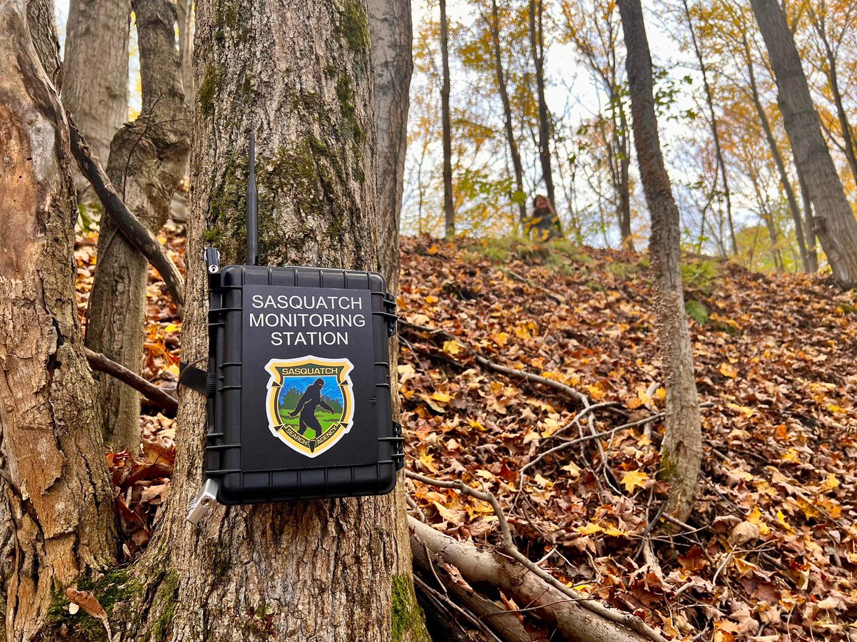Bouncebounce08's tweet photo. The Sasquatch monitoring station cache we made for the Chautauqua Rails to Trails is now live. Check it out if you are in the area. GCAFGYE

#Chautauqua Rails to Trails
#geocaching
#Sasquatch
#monitoring station 
#gadgetcache #bouncebounce https://t.co/dp7DVhILAc