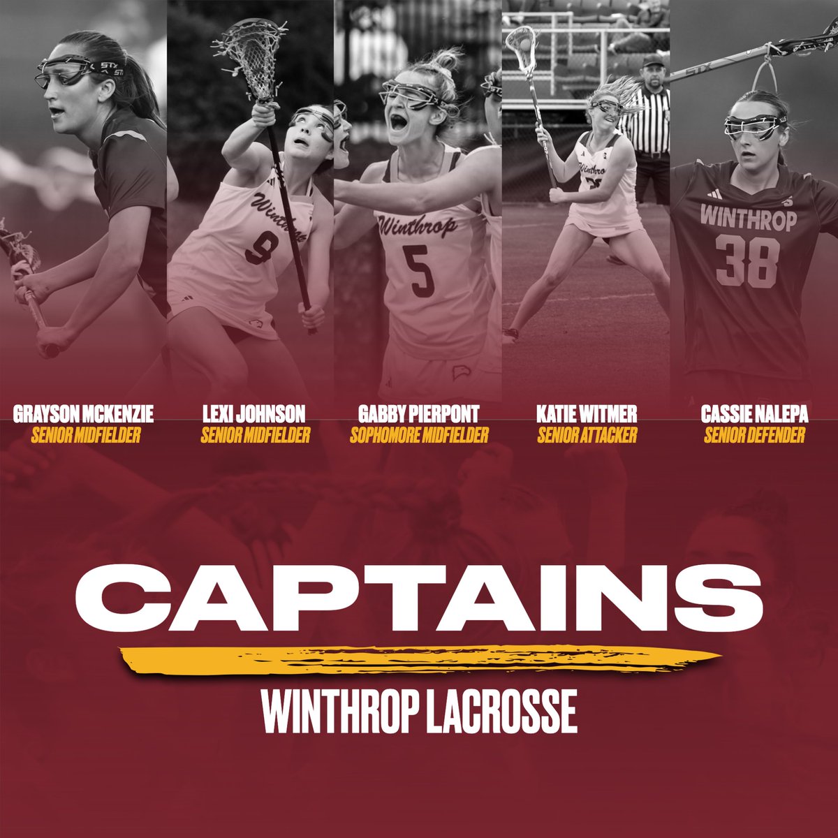 WinthropLax's tweet photo. Introducing our 2023-2024 Team Captains 💛🦅
.
#GoEagles | #ROCKtheHILL https://t.co/tpqxOnDLI5