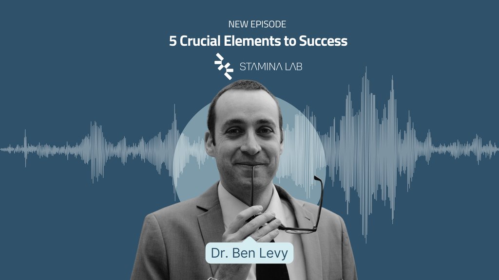 In this episode of the Stamina Lab podcast, Stamina Lab founder, Glen Lubbert, speaks with Dr. Ben Levy, a psychologist specializing in evidence-informed methods to help people achieve their #goals to talk about just that! 🔗 staminalab.io/5-crucial-elem…