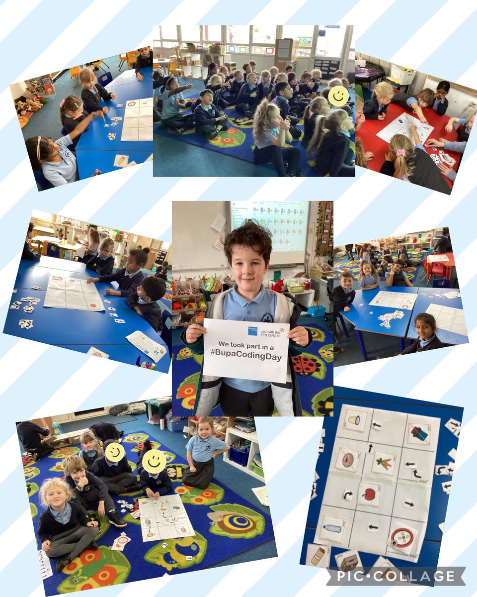 OLSMtweeters's tweet image. Blwyddyn Un enjoyed taking part in the #BupaCodingDay learning all about algorithms! #AmbitiousCapableLearners