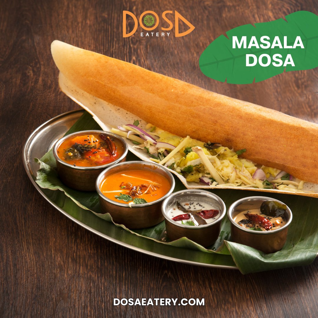 Feasting on the ultimate comfort food – Masala Dosa at Dosa Eatery! ❤️🥞✨ #DosaDelights #SouthIndianFlavors #FoodieAdventures #DosaCravings #FoodieParadise