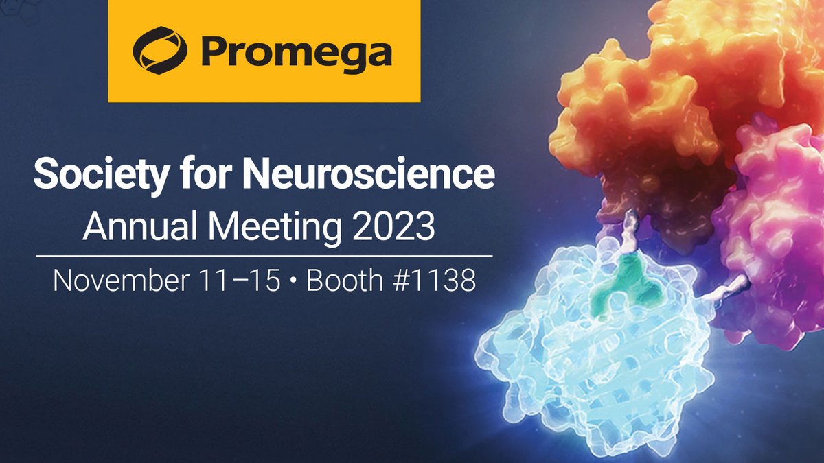 Join us in Washington, D.C., November 11–15 at SfN’s Neuroscience 2023. Stop by the Promega booth (1138) to learn more about our newest products and technologies and chat with our friends from the <a href="/HelloPhD/">Hello PhD</a> podcast. #SfN23