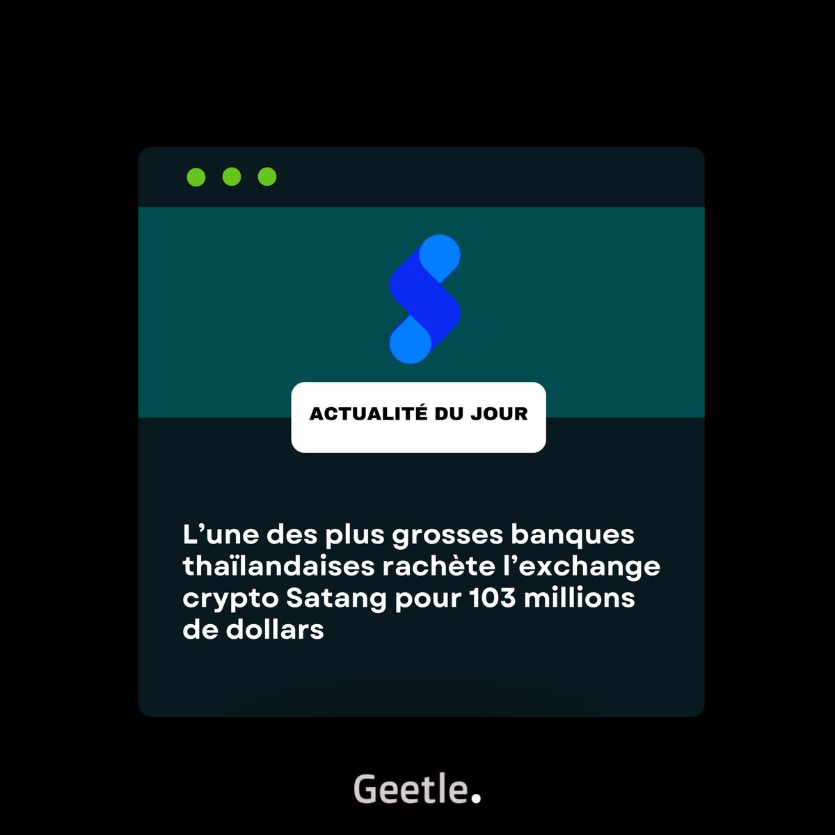 #KasikornBank, l'une des principales banques thaïlandaises, investit 103 millions de dollars pour acquérir la majorité de l'exchange crypto Satang. Un grand pas vers la finance numérique ! 🏦💱 #Satang #Crypto #FinanceNumérique