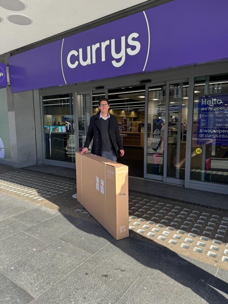 Getting a new TV for the office from our clients <a href="/currys/">Currys</a>