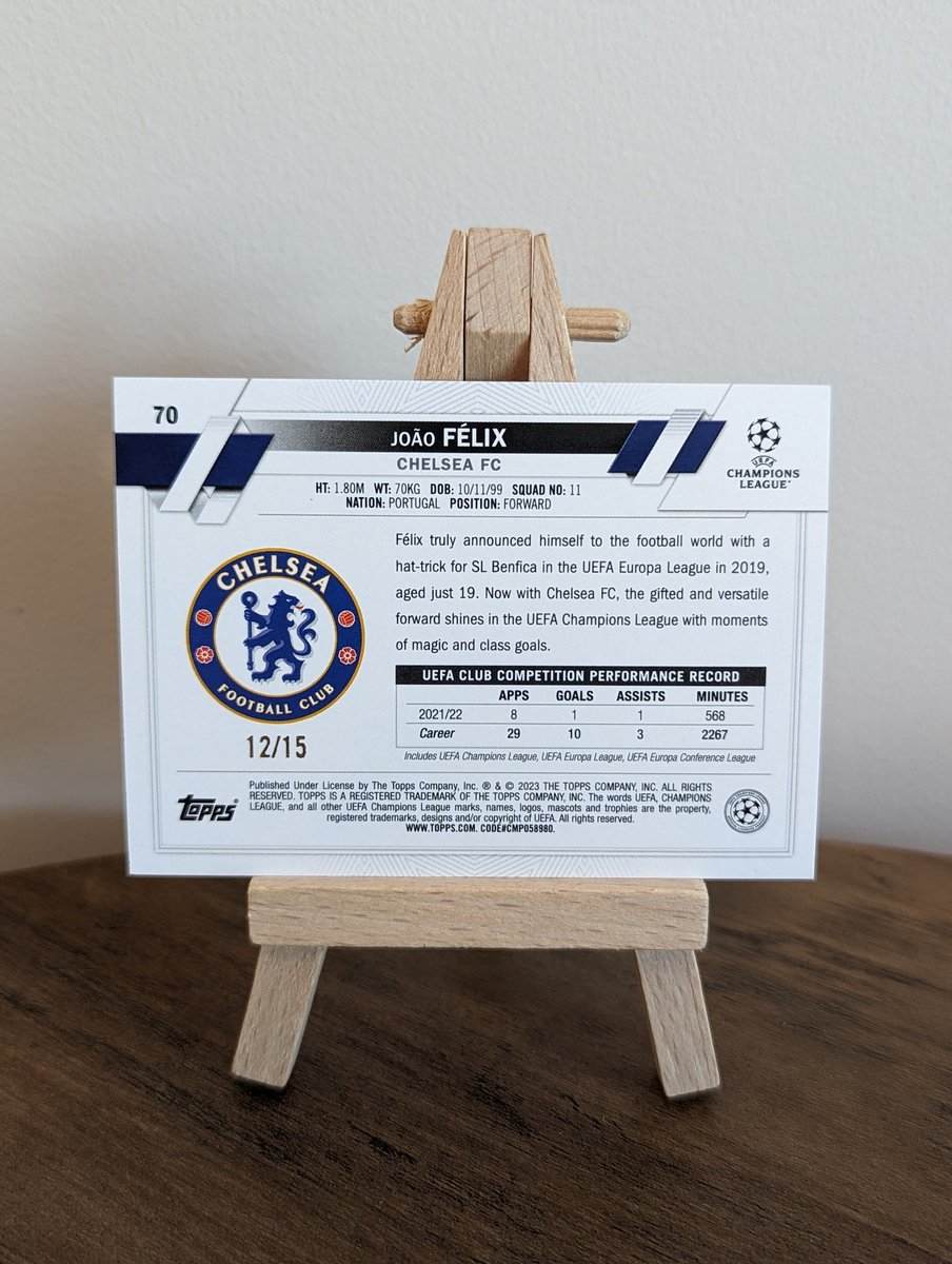 Spectrumcards's tweet image. 🔵 João Felix 12/15 🔵